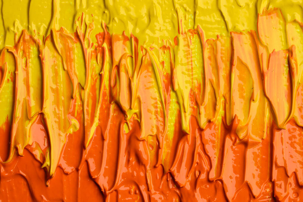 Beautiful strokes of colorful oil paints as background, closeup - Foto, Imagen