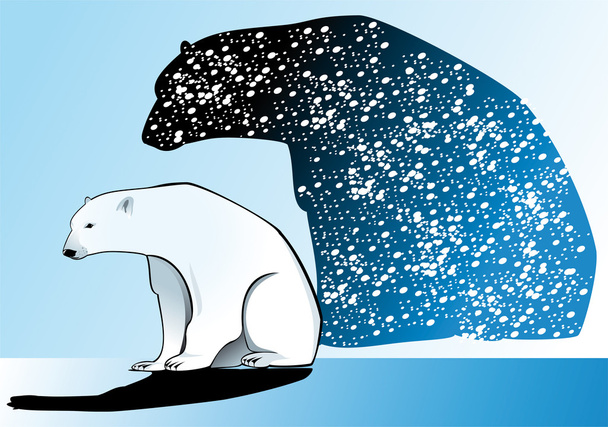 lední medvěd - Vektor, obrázek