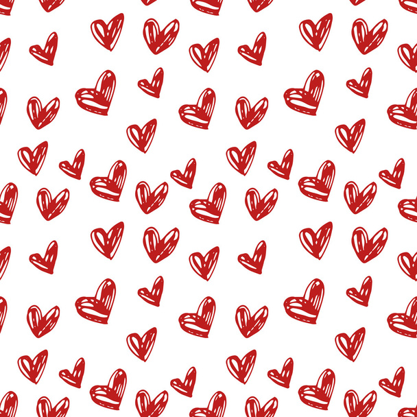Abstract background is in the hearts. Background for Valentine's Day. - Vector, Image