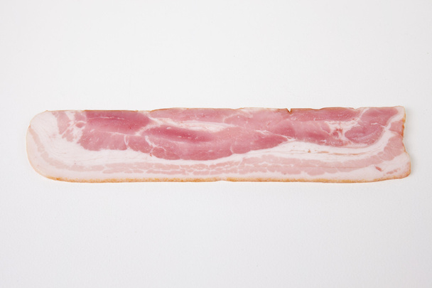 Fatia de bacon em bruto
 - Foto, Imagem