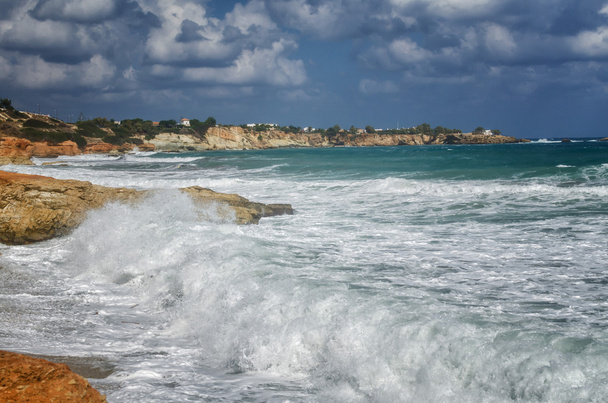 Cloudy day on the coast of Crete - Fotografie, Obrázek