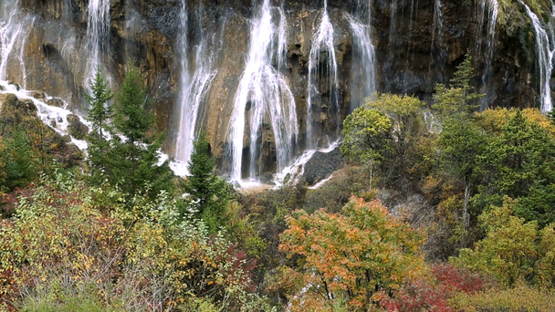 Nuorilang vodopád Jiuzhaigou národní Park - Záběry, video