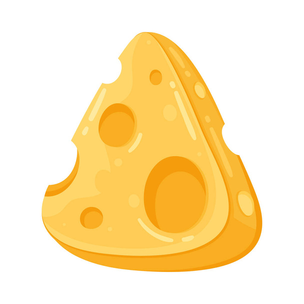 cheese portion dairy product icon - Vektor, Bild