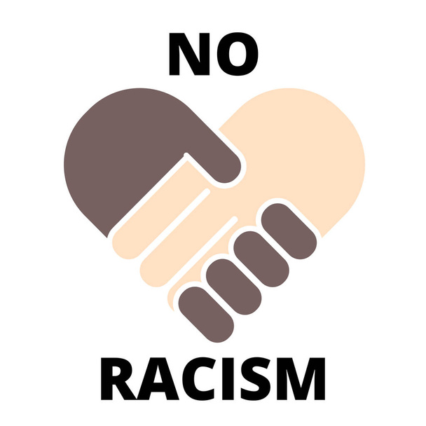 Χωρίς εικονογράφηση συμβόλου ρατσισμού - Φωτογραφία, εικόνα