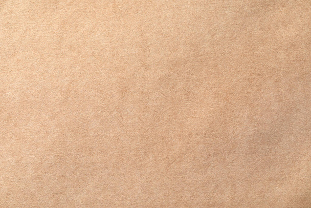 Texture of kraft paper sheet as background, closeup - Fotoğraf, Görsel