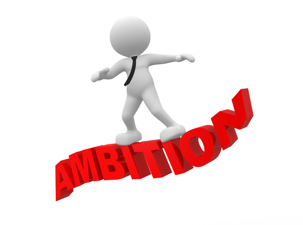 Osoba i wyraz ambicji - Zdjęcie, obraz