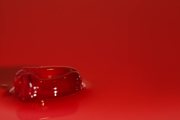 capsule in a blood - Foto, Imagem