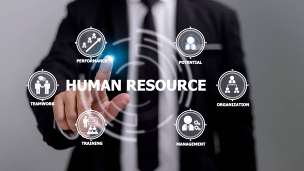 Human Resources HR management Recruitment Employment Headhunting Concept. - Valokuva, kuva