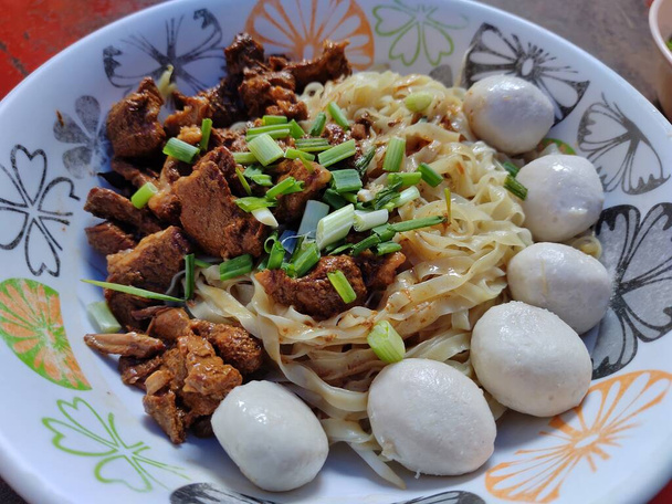 Thai style stewed pork noodle - Photo, Image