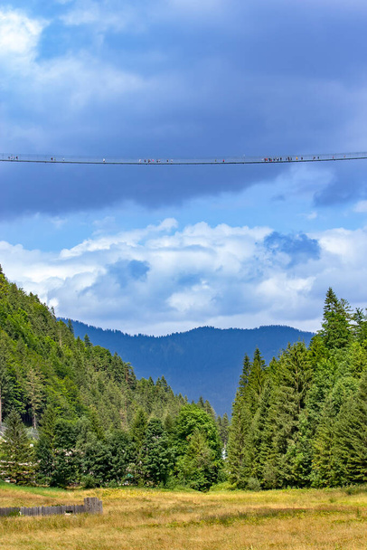 ehrenberg suspension bridge, highline 179, Tyrol, Austria - Fotó, kép