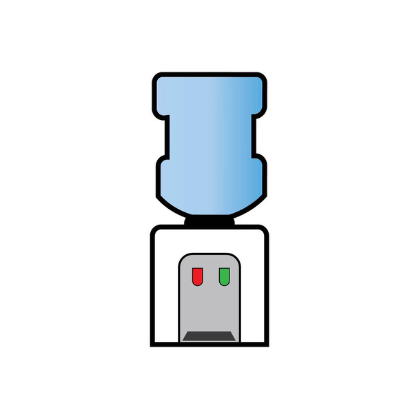 distributeur d'eau potable icône logo vecteur design - Vecteur, image