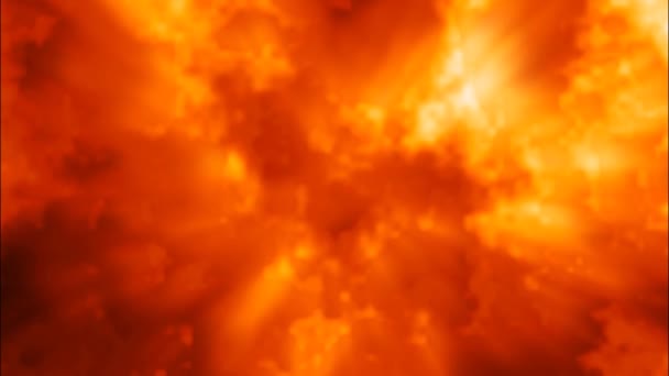 Firewall explozivní abstraktní světlo a stín plamen abstraktní oranžová červená kouř pozadí - Záběry, video
