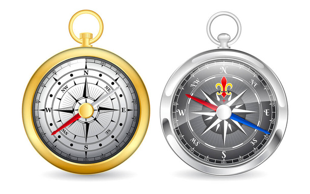 set of wind rose compass marine isolated or nautical navigation sail symbols or geographic direction maps. eps vector - Vector, Image
