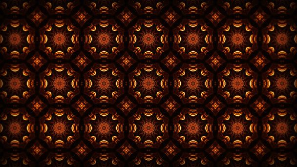 Una imagen en la que los patrones se repiten como un mandala o caleidoscopio - Foto, Imagen