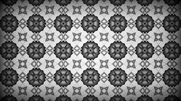 Una imagen en la que los patrones se repiten como un mandala o caleidoscopio - Foto, Imagen