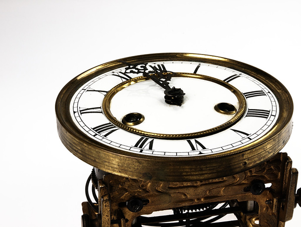 Velho relógio com algarismos romanos
. - Foto, Imagem