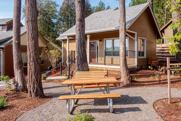 Nieuwbouw cottages te huur in Gresham Oregon. - Foto, afbeelding