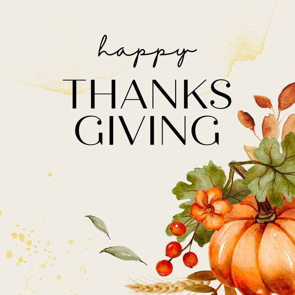 Feliz Día de Acción de Gracias 26 de noviembre - Foto, imagen