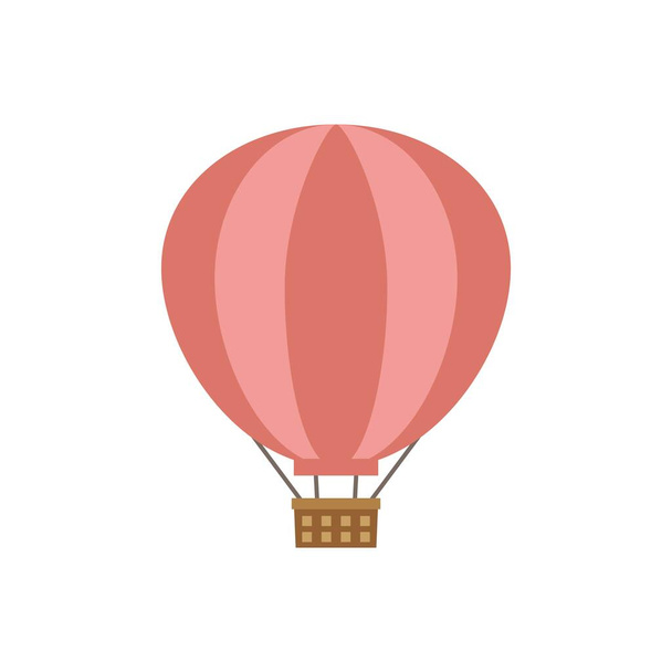 Illustration of a simple pink balloon - Vektor, obrázek