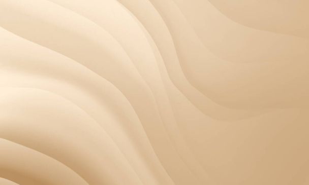 Абстрактний коричневий яскравий кольоровий градієнт з хвильовими лініями графічного дизайну текстури фону. Використання для концепції косметичного здорового способу життя
. - Фото, зображення