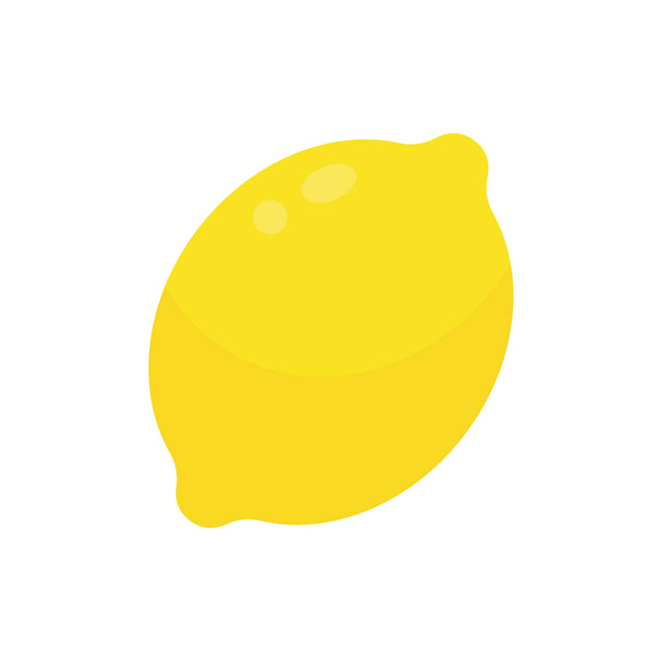 sour yellow lemon For cooking and lemon juice - Vector, imagen