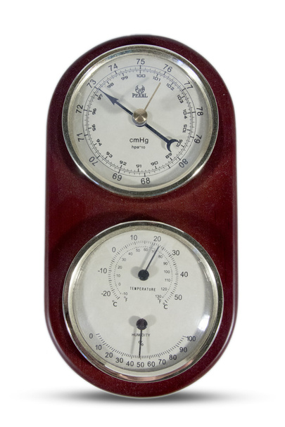 Lämpötila, kosteus ja ilmanpaineen mittausilmapuntari
 - Valokuva, kuva
