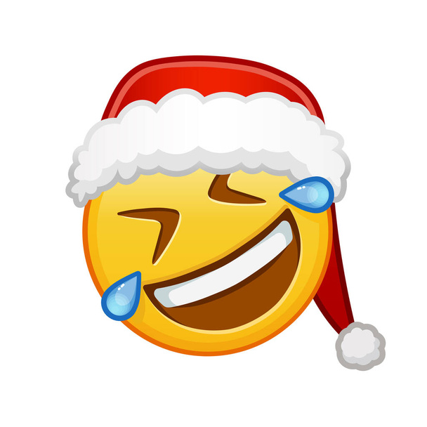 Рождественское катание по полу со смехом - Вектор,изображение