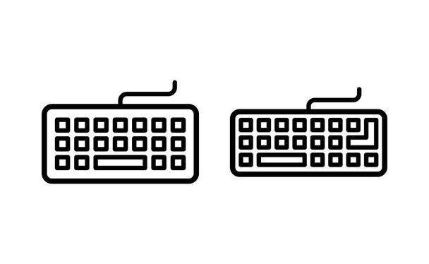 Keyboard icon vector for web and mobile app. keyboard sign and symbol - Vector, Image