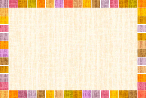 Japanese paper colorful New Year's card background - Vector, Image
