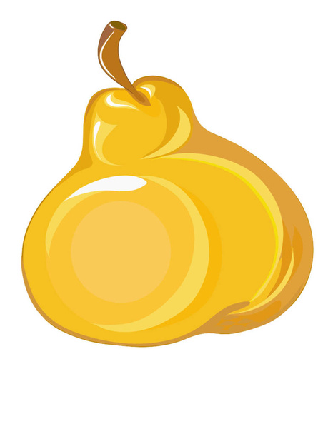 pear, web simple icon illustration - Vector, Imagen