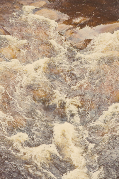 abstract frozen ice textures in the river - retro vintage - Foto, Bild