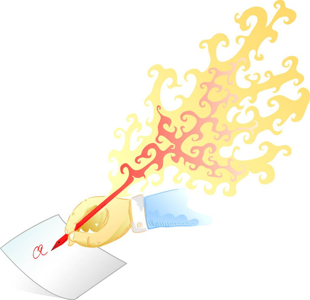 Penna antincendio, illustrazione grafica vettoriale - Vettoriali, immagini