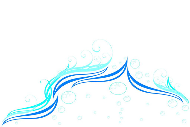 Ілюстрація води
 - Вектор, зображення