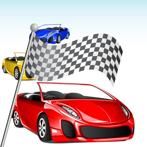 Car Racing - Vector, Image