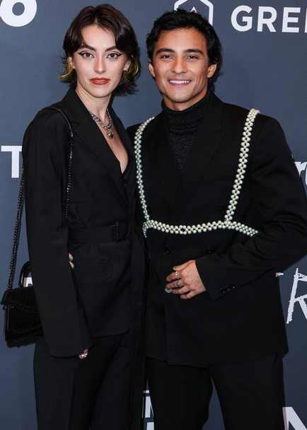 Brooklyn White and American actor Brandon Perea arrive at the Critics Choice Associations 2nd Annual Celebration Of Latino Cinema And Television held at the Fairmont Century Plaza Hotel on November 13, 2022 in Century City, Los Angeles, USA. - Φωτογραφία, εικόνα