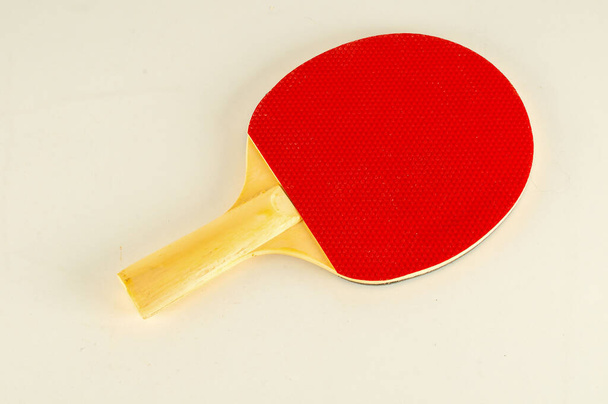 Zbliżenie do ping pong rakieta - Zdjęcie, obraz