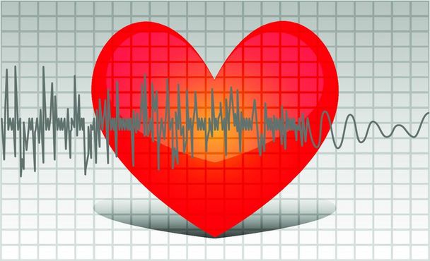 脈動する心臓ベクトル図    - ベクター画像