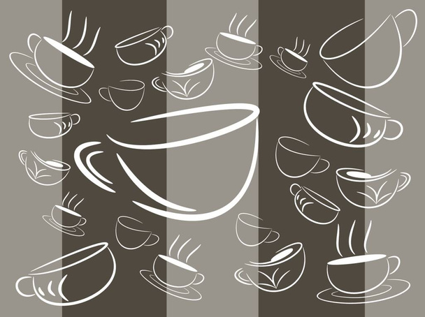 Illusztráció: a kávé   - Vektor, kép