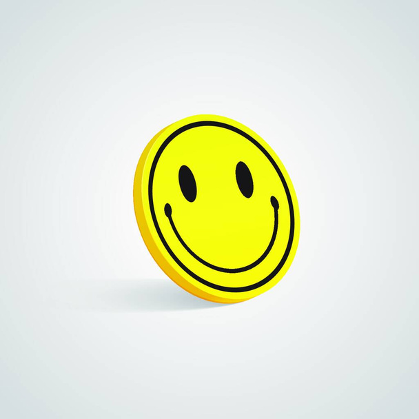 απεικόνιση του χαρούμενου smiley - Διάνυσμα, εικόνα