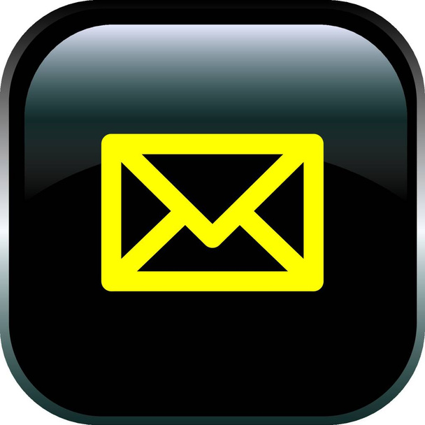 e-mail ikon, vektor illusztráció  - Vektor, kép
