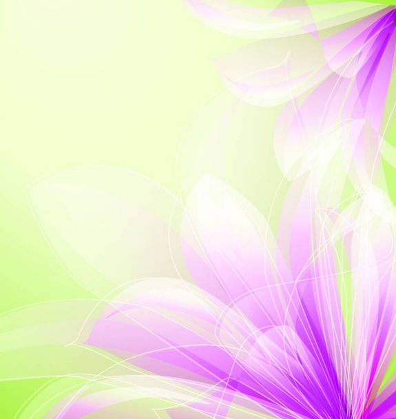 flowers, vector illustration simple design - Vector, Image