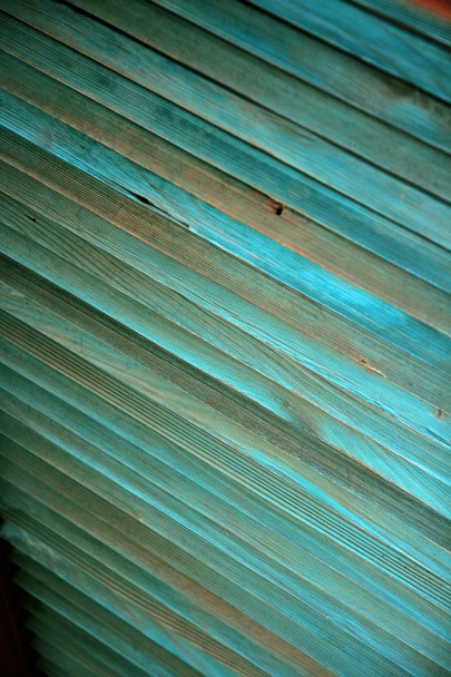 Struttura in legno blu - Foto, immagini
