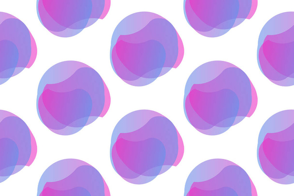 patrón abstracto, puntos redondos y círculos. ilustración vector moderno - Vector, imagen