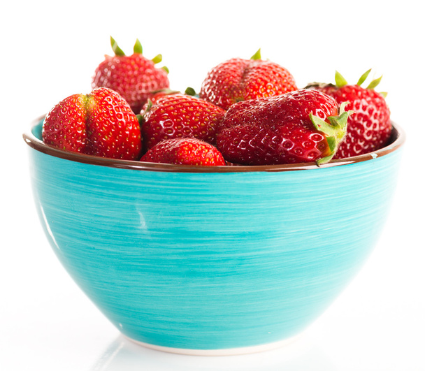 Bowl of ripe fresh strawberries - Photo, image
