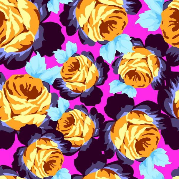 вітальний плакат Фон з трояндами квіти
  - Вектор, зображення