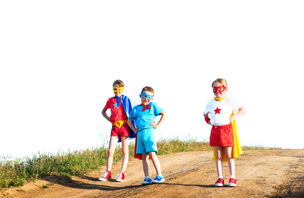 niños superhéroes
 - Foto, imagen