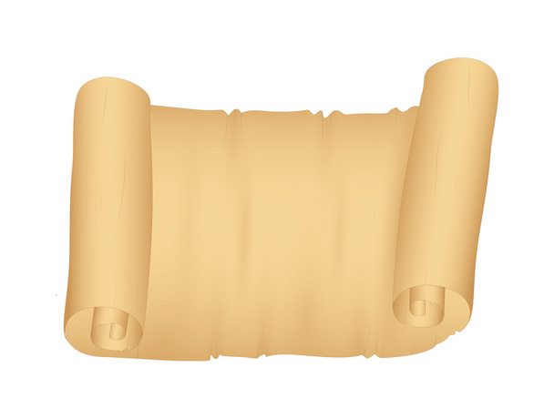 Винтажный пергаментный свиток
 - Вектор,изображение