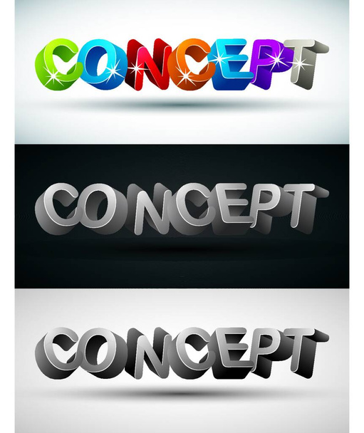 Concept template, graphic vector illustration  - Vector, Image
