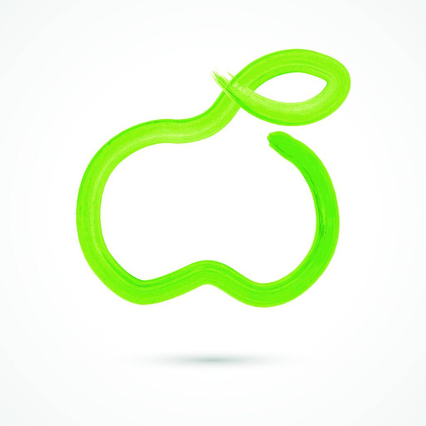 apple web icon vector illustration - Vector, Image