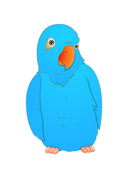 Blue Vector Bird - Vector, Image
